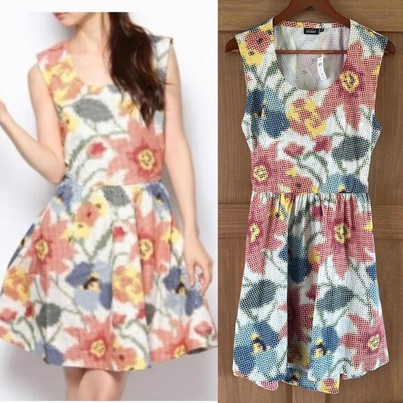 kate spade Dresses & Skirts - NWT Kate Spade Saturday Photo Floral Open Back A-line Mini Dress Women’s Medium​